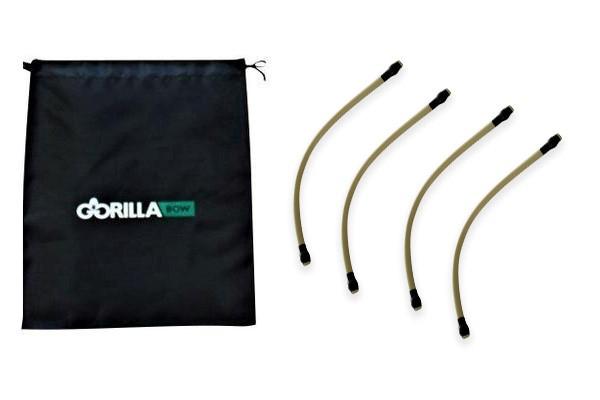 Bench Band Kit with 4 x 90 pound resistance bands for Gorilla Bow